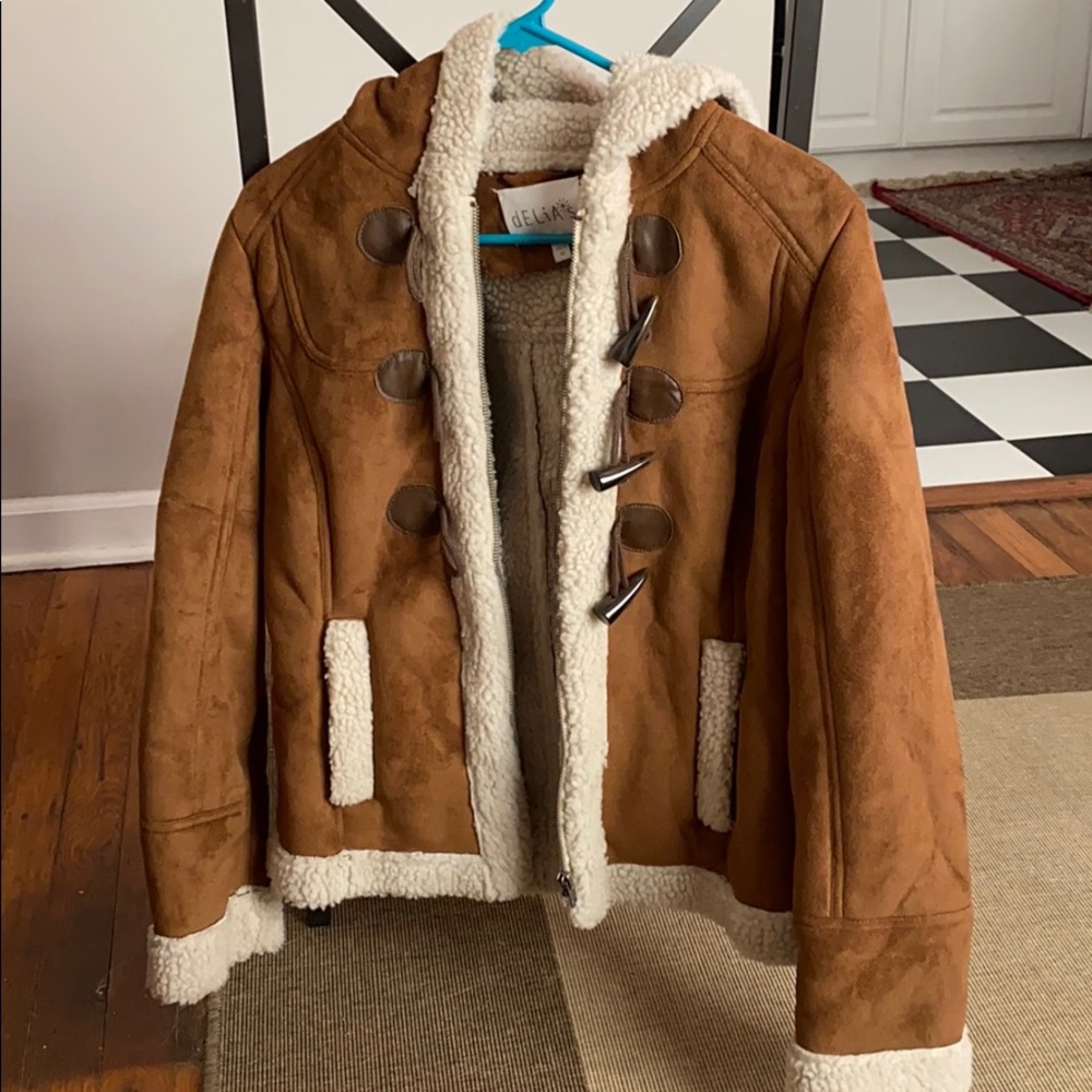Cozy Coat with Sherpa Lining